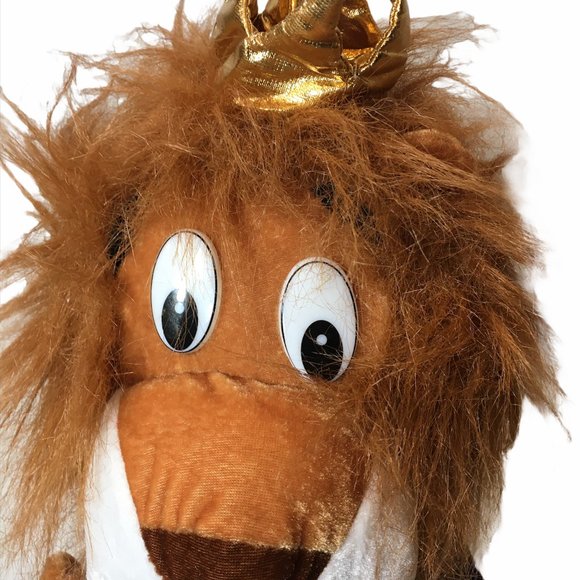 Rare Plush LION King Crown Six Flags 21in. - Picture 6 of 9